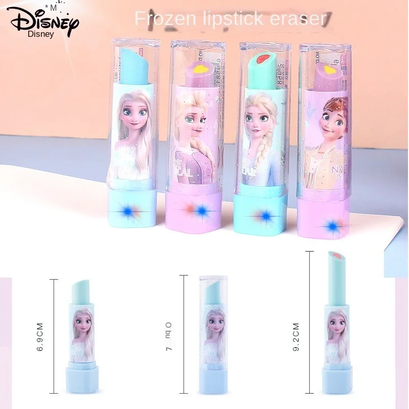 Disney Frozen Lipstick Eraser Elsa Girl Eraser Children's School Supplies  Creative Cartoon Anime Eraser Kawaii School Supplies _ - AliExpress Mobile