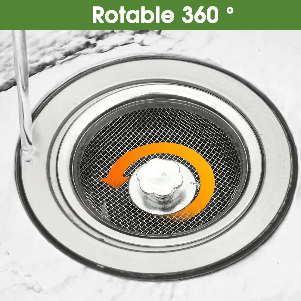 Kitchen Water Sink Filter Sink Mesh Strainer Kitchen Stainless Steel Strainer Bathroom Floor Drain Cover Cleaning Tools sink filter kitchen sink filter sink strainer kitchen sink strainer