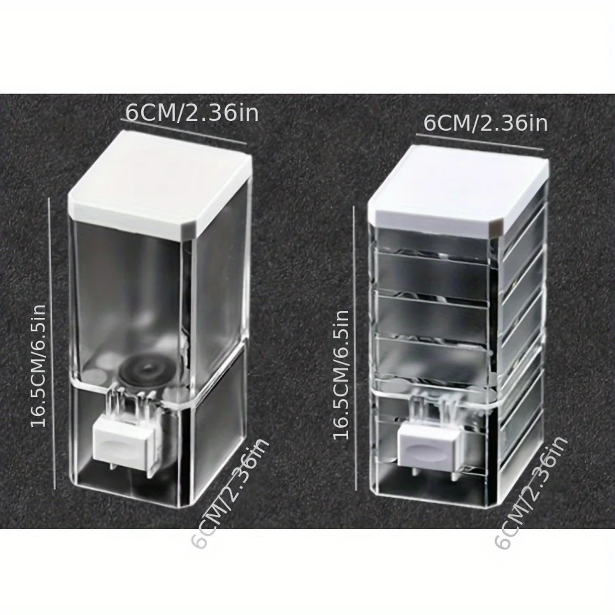 Wall Mounted Soap Dispenser Is Easy To Install Without Drilling, Suitable for Hand Sanitizer and Shampoo-Saving Space