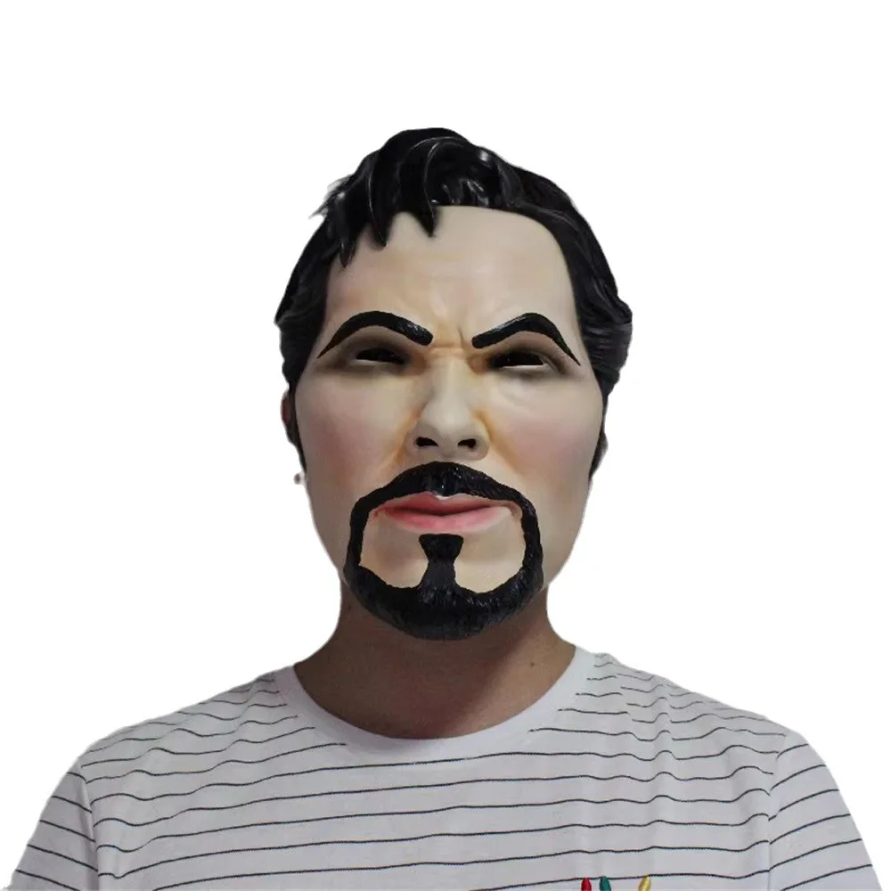 Novità Resina Halloween Man Play Mask Strange Doctor Mask Party Role Dressing Cosplay Prom Dress Up Maschera Per Adulti