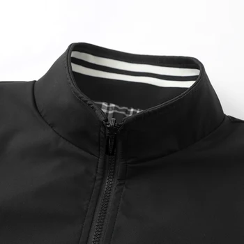 2025 الخريف رجال الأعمال معطف موضة الاتجاه سترة البضائع غير رسمية كبيرة فضفاضة سترة معاطف منتصف العمر أبي سترات للعبة البيسبول 4