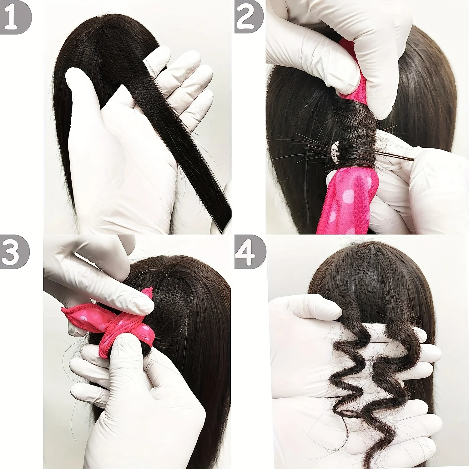10/20/30pcs flexible no-heat hair curlers night sleep foam overnight sleeping hair rollers DIY sponge styling tools