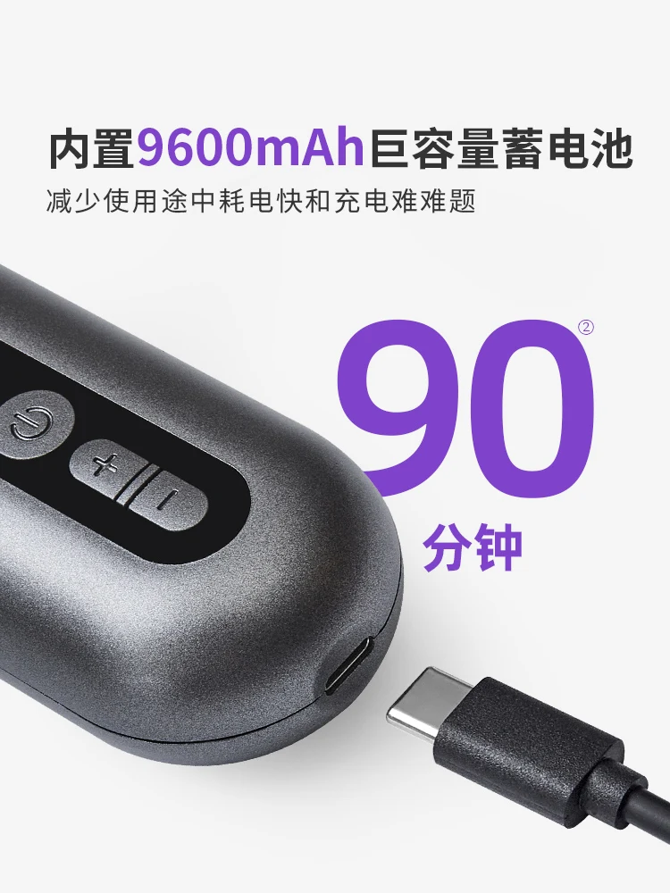 Recharge Electric hot air brush Portable Straight hair straightener iron Smart constant temperature Wireless Ionic hair brush