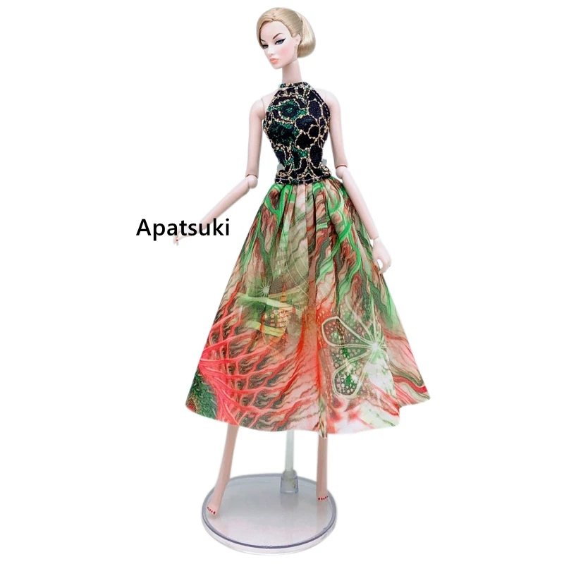 Barbie Doll Clothes Doll Clothes Accessories Fashion Lace Doll Dress Outfits Party Gown Tank Shirt Skirt Coat Jacket for 1/6 Dolls Toys
