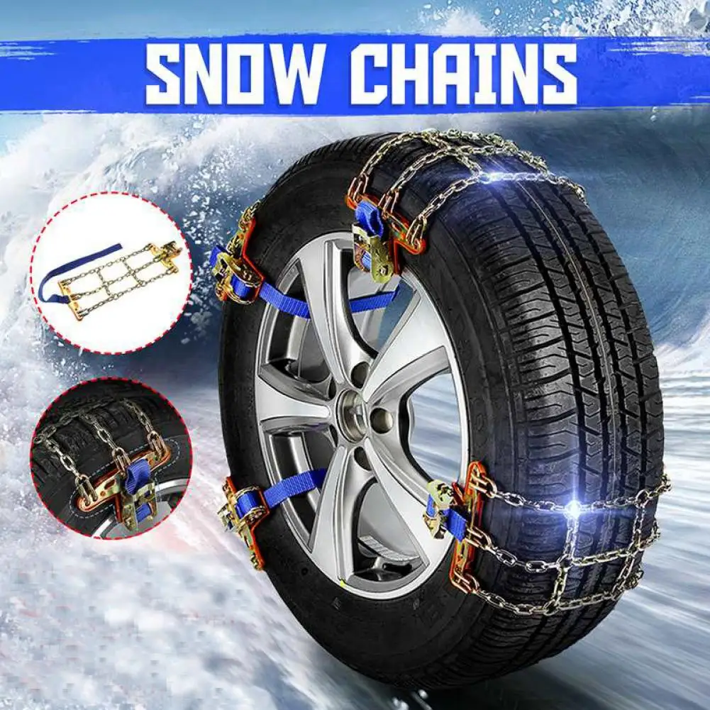 

Tire Chain High Strength Anti-skid Chain Tire Protection Manganese Steel Snow Tire Traction Chain for Truck