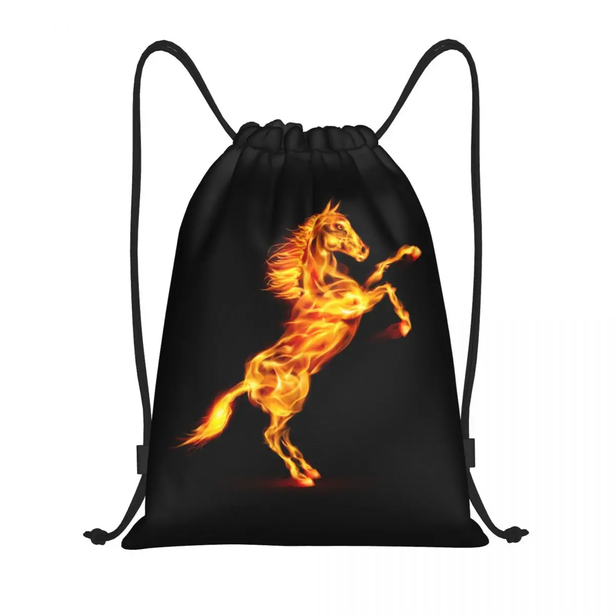 

Рюкзак на шнурке Fire Horse для мужчин и женщин, Спортивная тренировочная сумка с абстрактным изображением животных