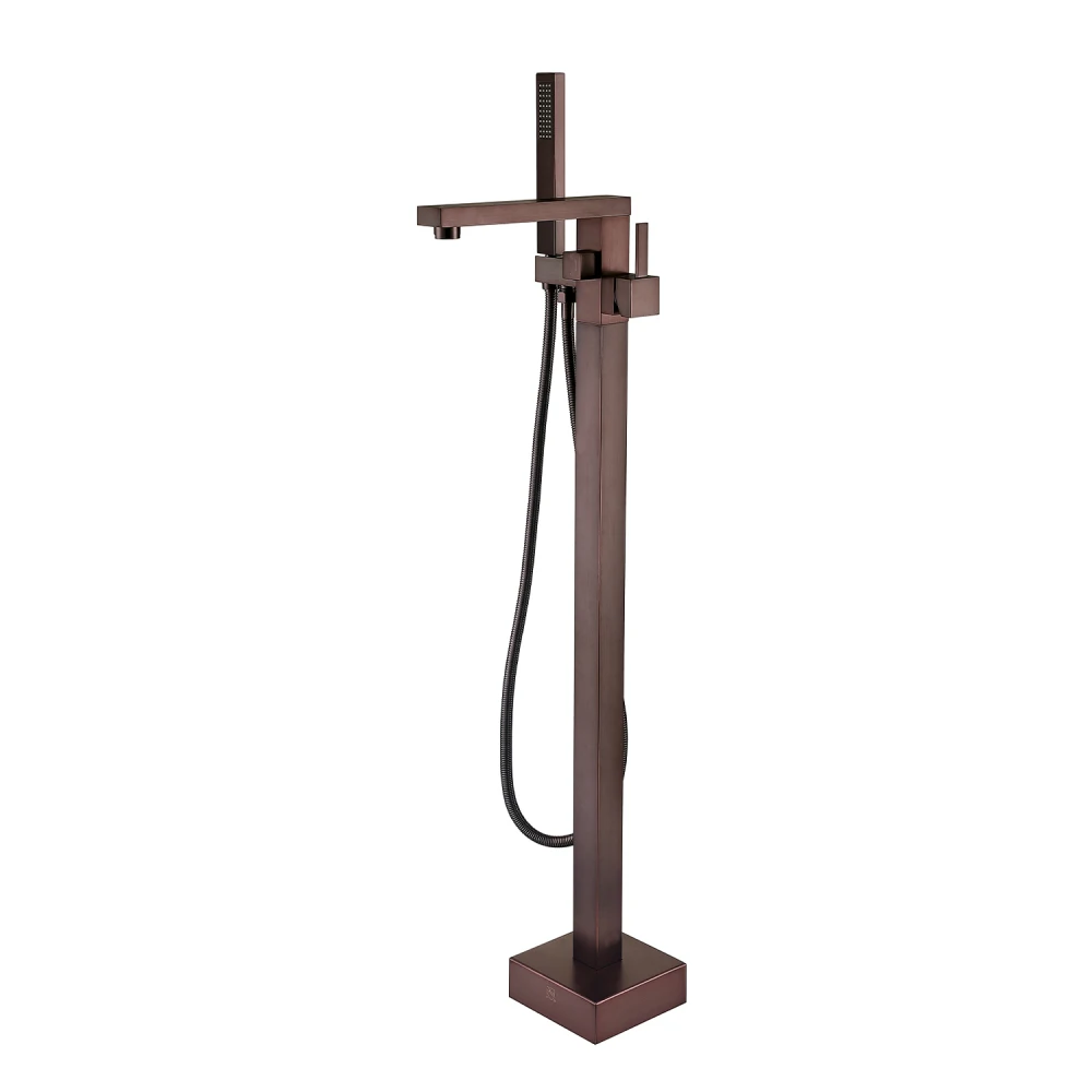 Freestanding Bathtub Faucet with Hand Shower 2