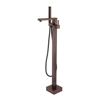 Freestanding Bathtub Faucet with Hand Shower 2
