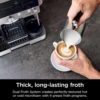 Fast cold brew espresso drip coffee maker with integrated grinder,tamper,hands-free frother for cappuccino and latte 4