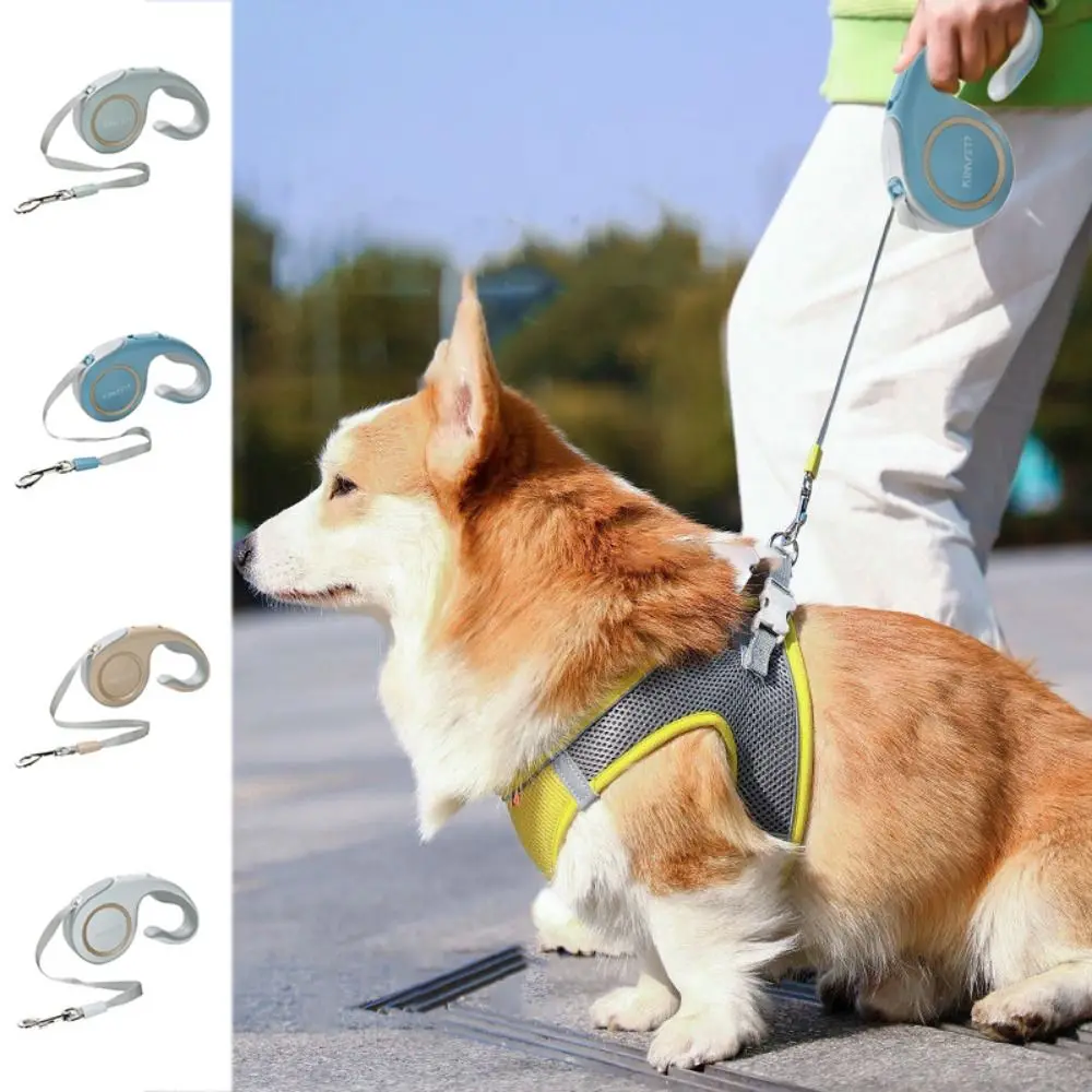 

3M Automatic Extending Dog Lead Rope Durable with Handle Nylon Dog Traction Rope ABS Training