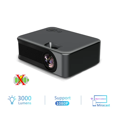 YERSIDA 미니 LED 프로젝터, A30C 와이파이 동기 휴대폰, 스마트 TV 홈 지원, 풀 HD 휴대용 야외 프로젝터 극장 7