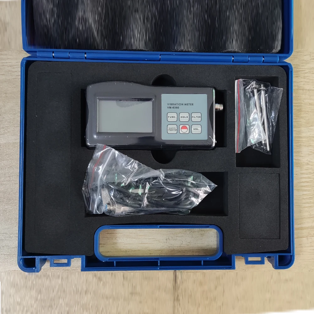 Vm-6360 Digital Vibration Instrument Analizzatore Di Vibrazioni Di Guasto Del Motore 10Hz ~ 10Khz 0.01 Mm/S ~ 400 Mm/S Rilevatore Di Vibrazioni