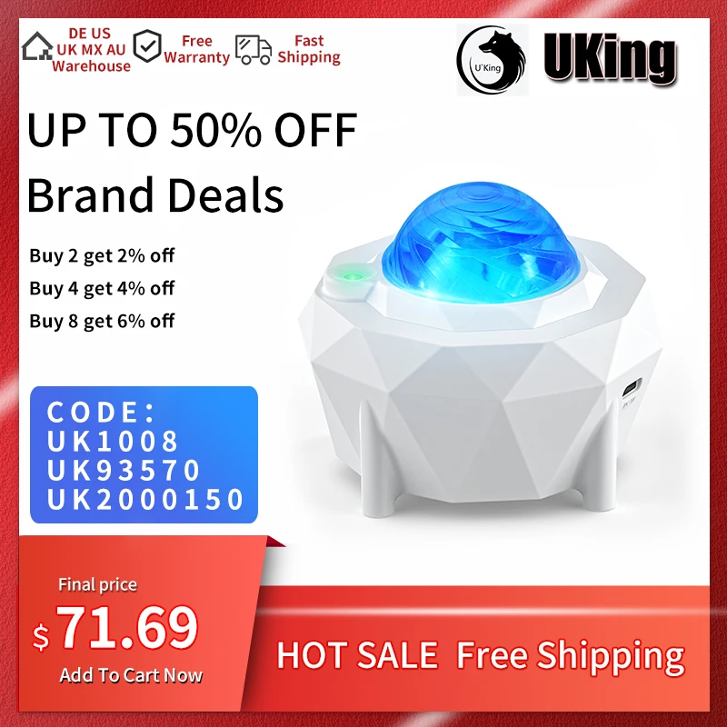 5W Usb Galaxy Star Night Light Camera Da Letto Ceilling Light 3 In 1 Rgb Led Music Sky Projector Light Ocean Wave Con Telecomando