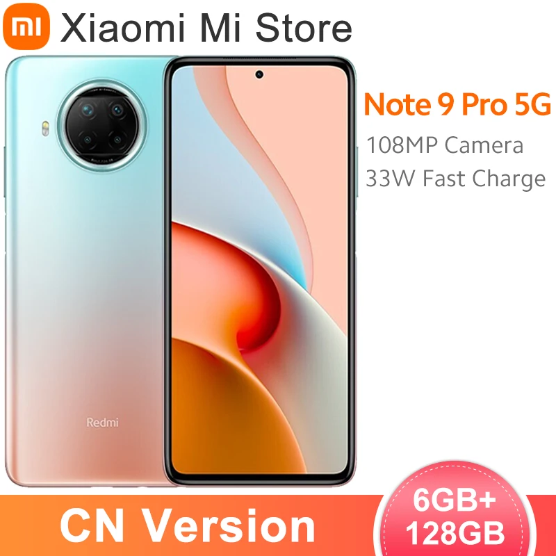 Оригинальный Смартфон Xiaomi Redmi Note 9 Pro телефон с экраном 128 дюйма 6 ГБ ОЗУ 750 Гб ПЗУ