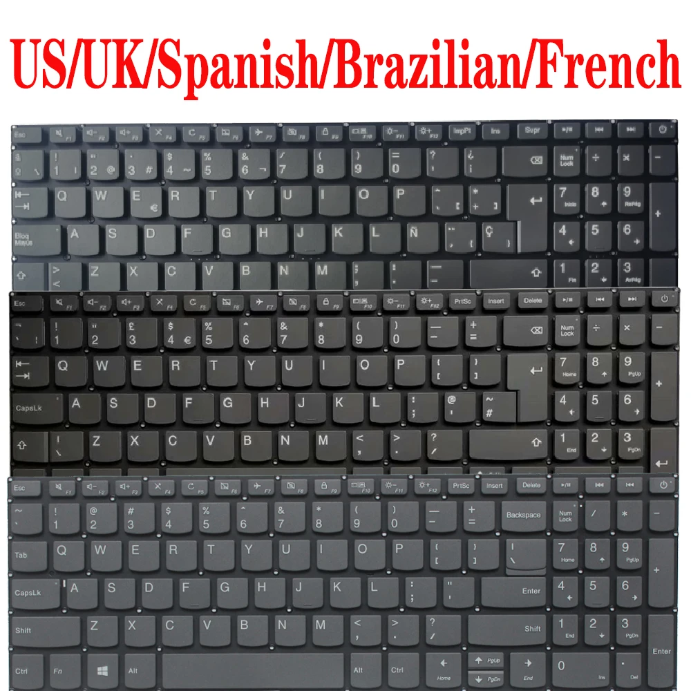 US UK SP BR FR Keyboard FOR Lenovo IdeaPad 320 15 320 15IAP 320 15AST 320 15IKB 320 17IKB 320 