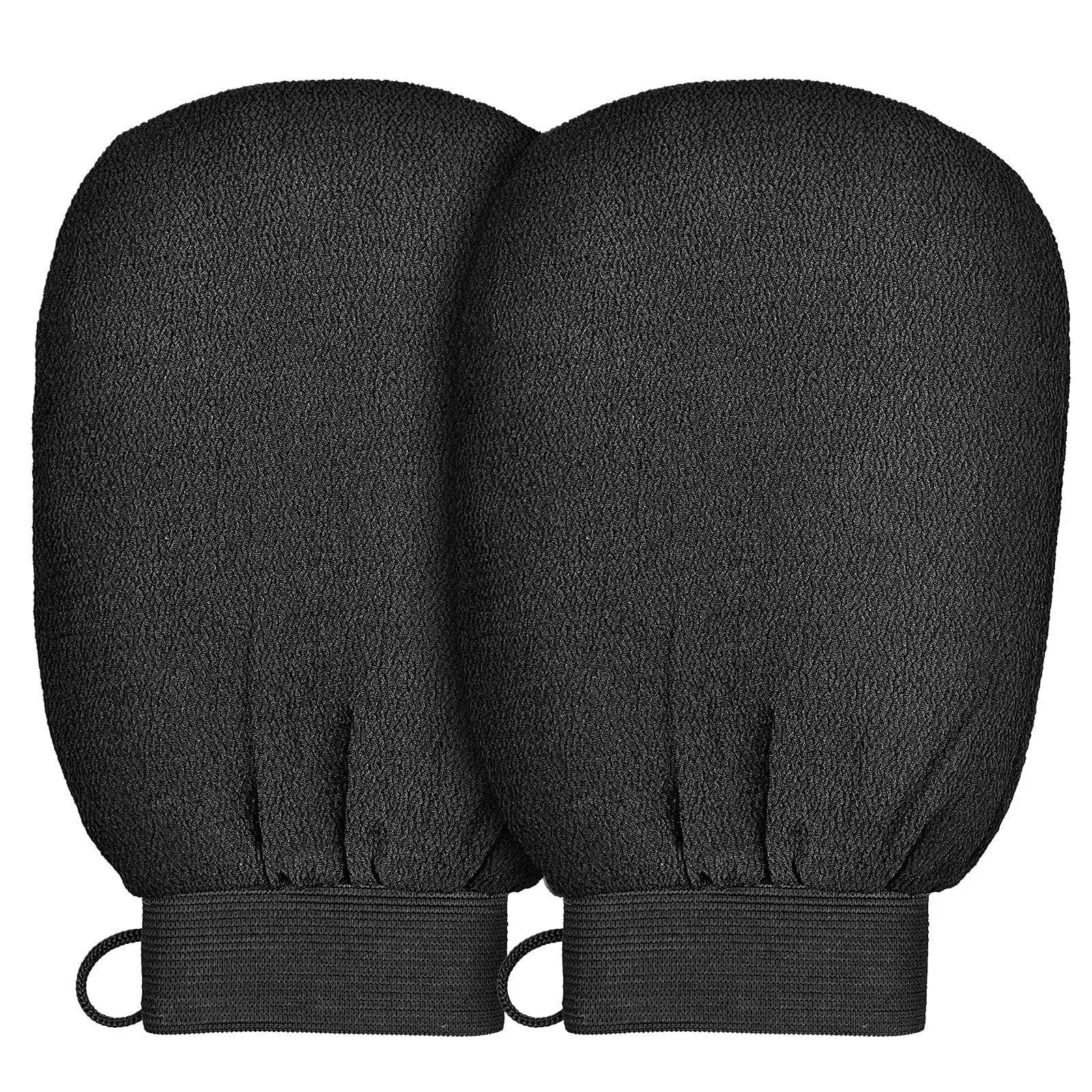 Guantes exfoliantes para exfoliar la espalda, guantes de masaje Facial de piel muerta, toallas de limpieza profunda multicolores duraderas para la ducha, 1 unidad