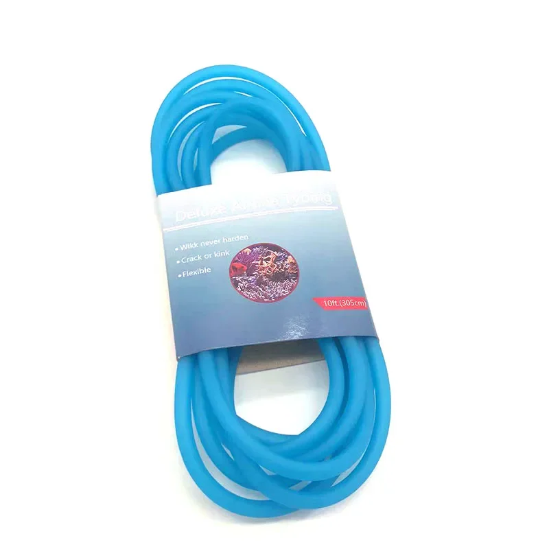 305 cm Hohe Qualität Bunte 4mm Aquarium Sauerstoff Pumpe Wasserpumpe Schlauch Luft Blase Stein Aquarium Aquarium Teich pumpe Rohr – Detail 21