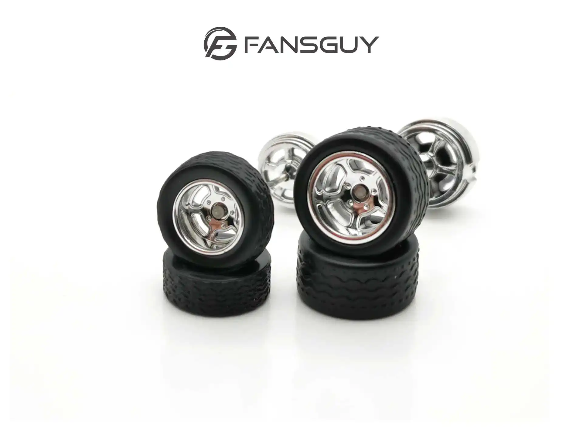FANSGUY Adult Collection Proportion Car Model 1Set 1/64 11.8mm+12.8mm Progressive Wheel BNC Series