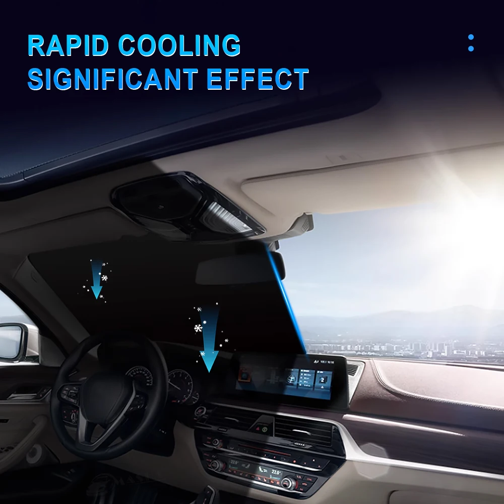 Car Sunshade Front Windshield Block Heat Sun Shade Foldable Sun Visor For Geely Emgrand EC7 Galaxy L6 GX3 Coolray Atlas Tugella