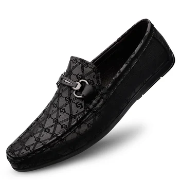 Alternative view of ብሉጽ ቘርበት ጫማ  Shoes Men  Classic Genuine Leather Loafers Mens