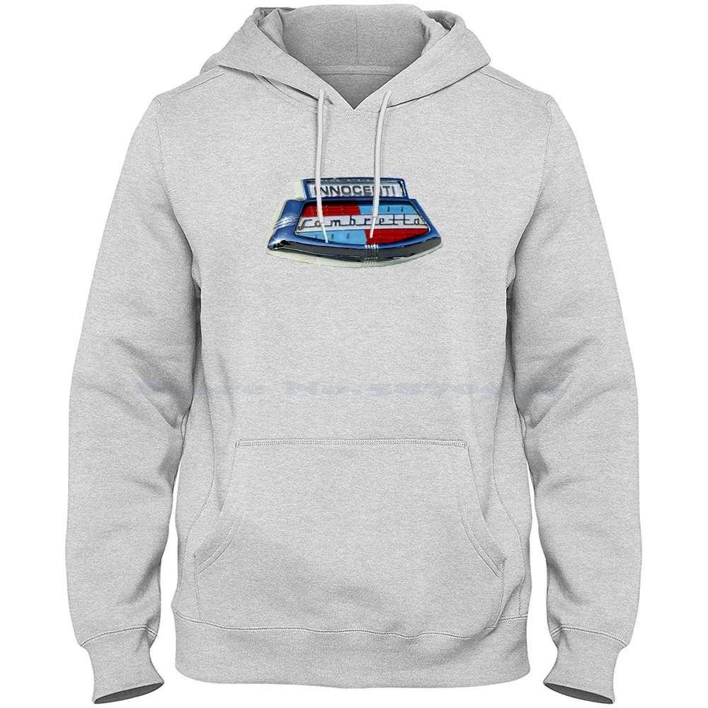 Innocenti 100% Cotone Felpa Con Cappuccio Scooter Lambretta Mods