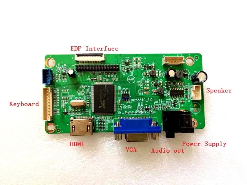 Yqwsyxl kit for N156HGE-EA1 HDMI + VGA LCD LED LVDS EDP Controller Board Driver