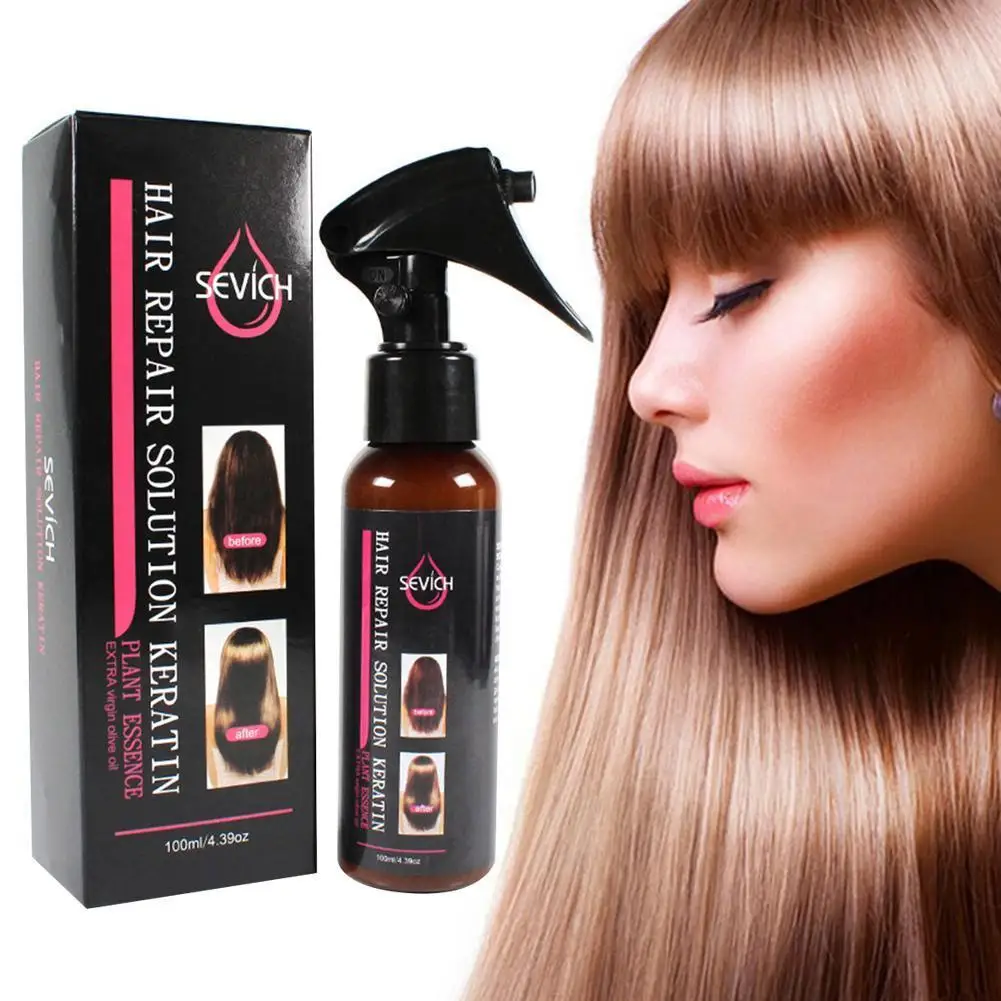 

100ml Hair Care Smoothing Spray To Repair Dyeing Ironing Hair Essential Oil Hair Care Shiny And Frizz Makes Prevents Damage