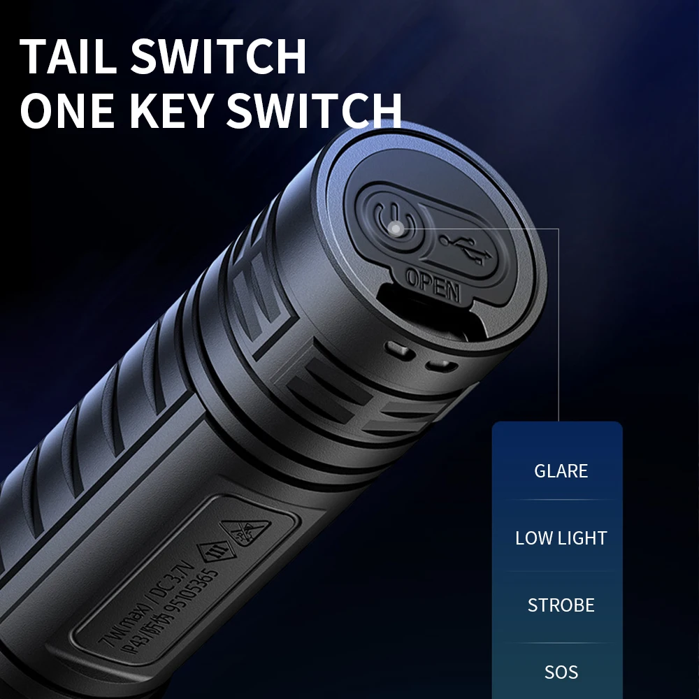 SuperFire S33-X  EDC ,  ޴ LED ġ, USB  , ķ   