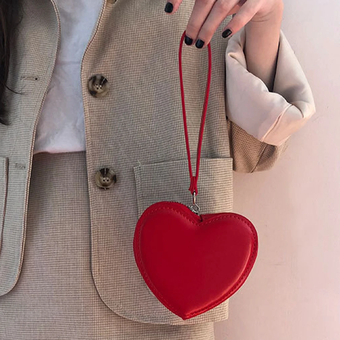 

Fashion Handbags Ladies Wallet Card Holder Coin Purse Girls Kawaii Clutch Bag PU Leather Wallets For Women Stock Heart Bag 2023