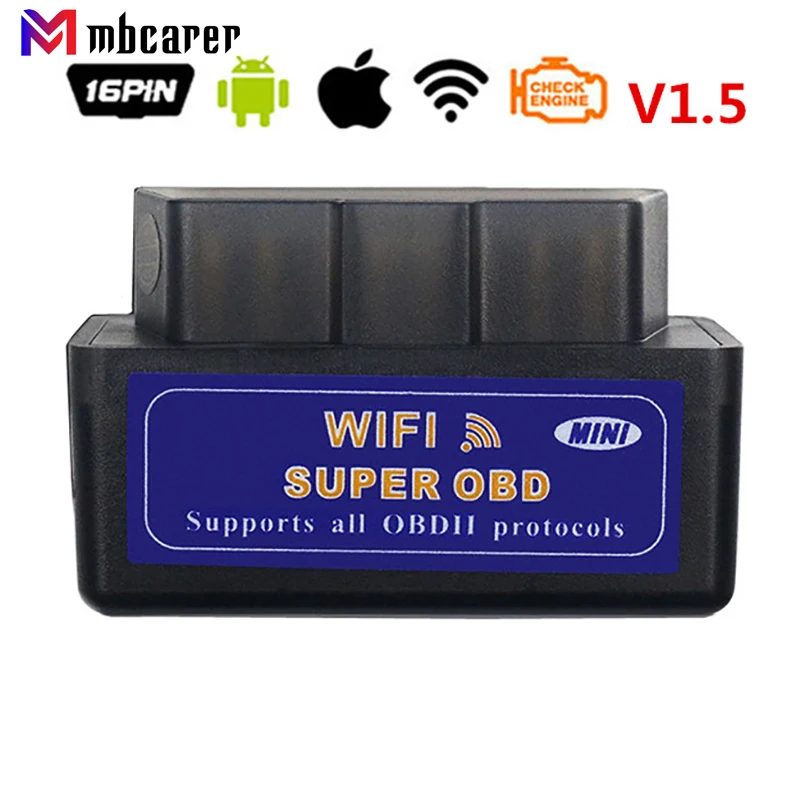 Elm327 Obd2 Szkenner Kód Mini V1.5 Wifi Obd2 Automobil Detektor Kódolvasó Obdii Szkenner Diagnosztikai Javító Eszközkód -Olvasó