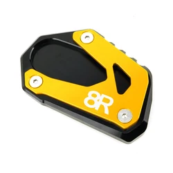 Motorcycle Kickstand Side Stand Extension Enlarger Support Plate Pad Accessories (8R Gold)