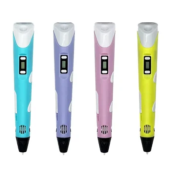 3D Pen for Children 3D Drawing Printing Pen with LCD Screen Compatible PLA Filament Toys for Kids Christmas Birthday Gift