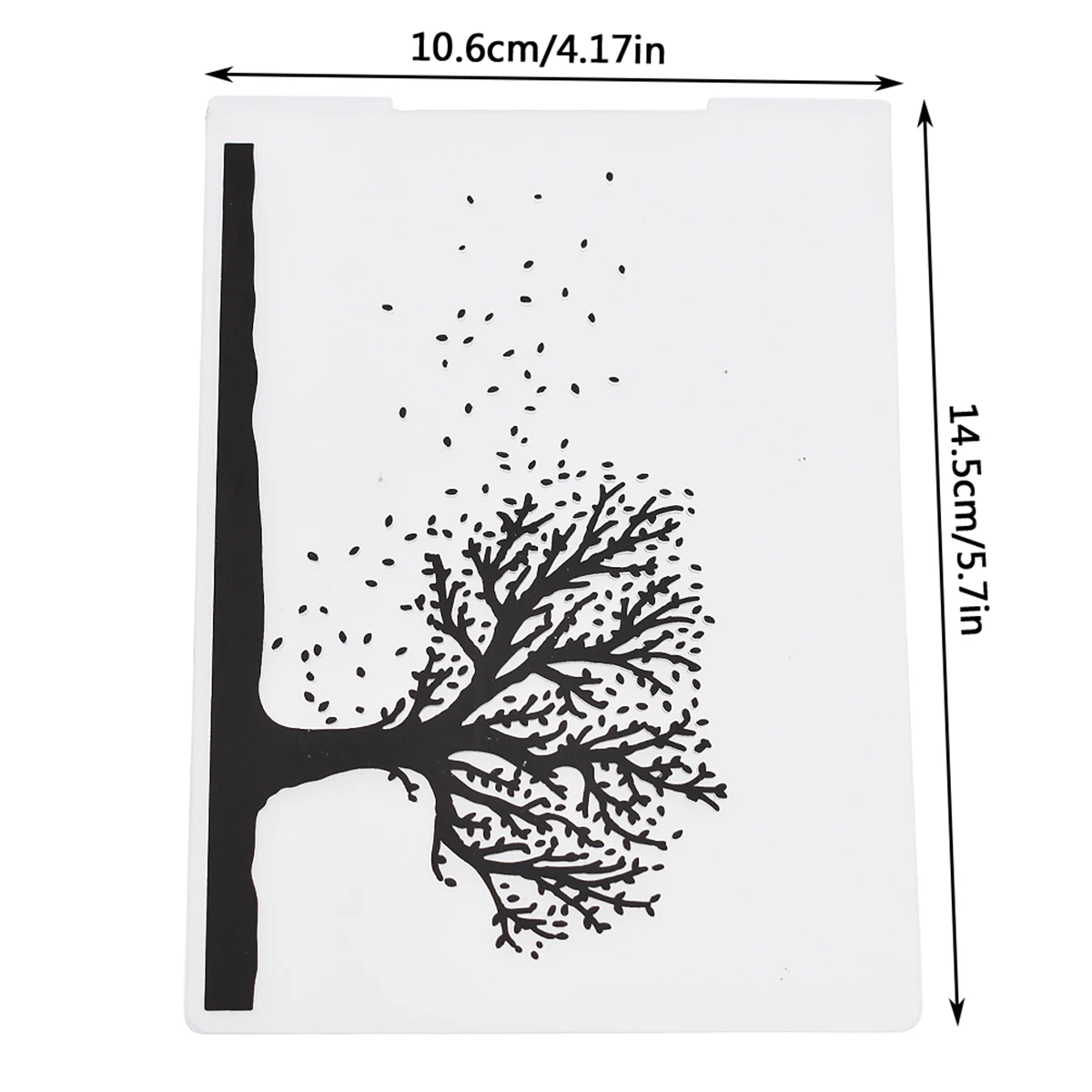 Plastic embossing folder Scrapbook DIY Handmade Scrapbooking Album Cards Making Tool 1PC