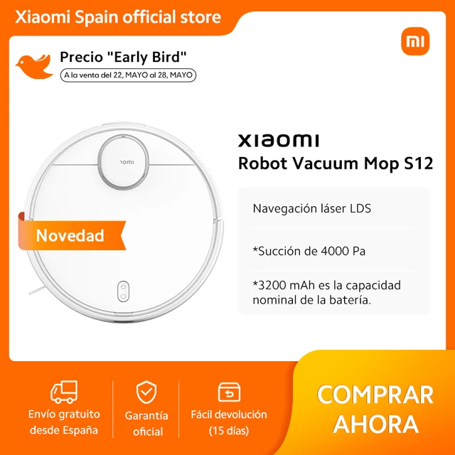 Xiaomi Robot Vacuum S12 - Xiaomi España