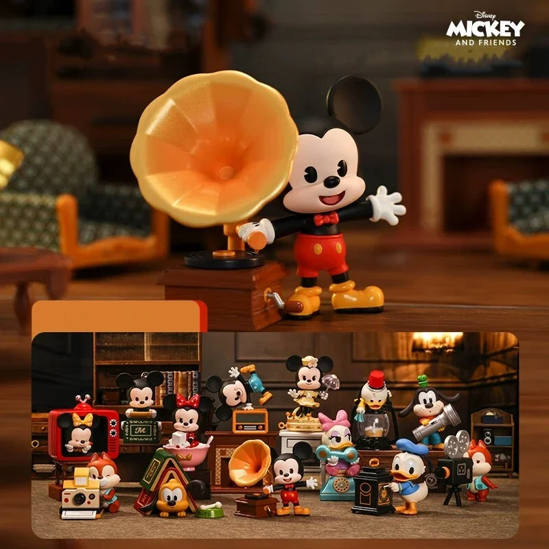 

Disney Original Mickey Mouse Minnie And Friends The Ancient Times Series Blind Box 1pc/12pcs Doll Surprise Birthday Gift Kid Toy