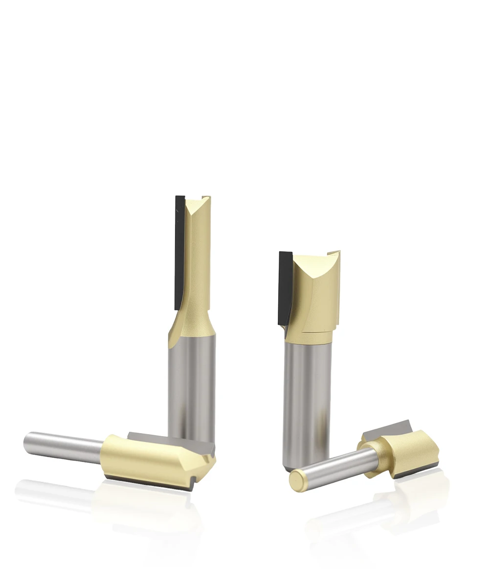 LAVIE 1 Stück 6 mm 1/4 1/2 Schaft Gerader Fräser Holzbearbeitungswerkzeuge Holzfräser für CNC-Trimmung H060020 – Detail 6