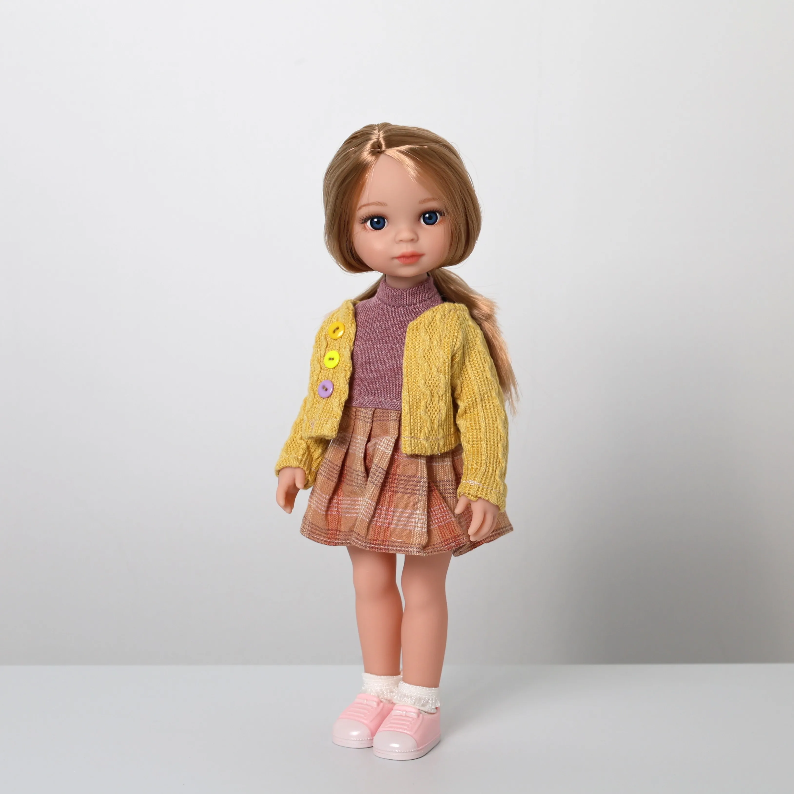 Doll Toys for Girls,12 Inch Moveable Figures Dolls with Clothes Shoes,Fashion Dress Up Gifts for Kids