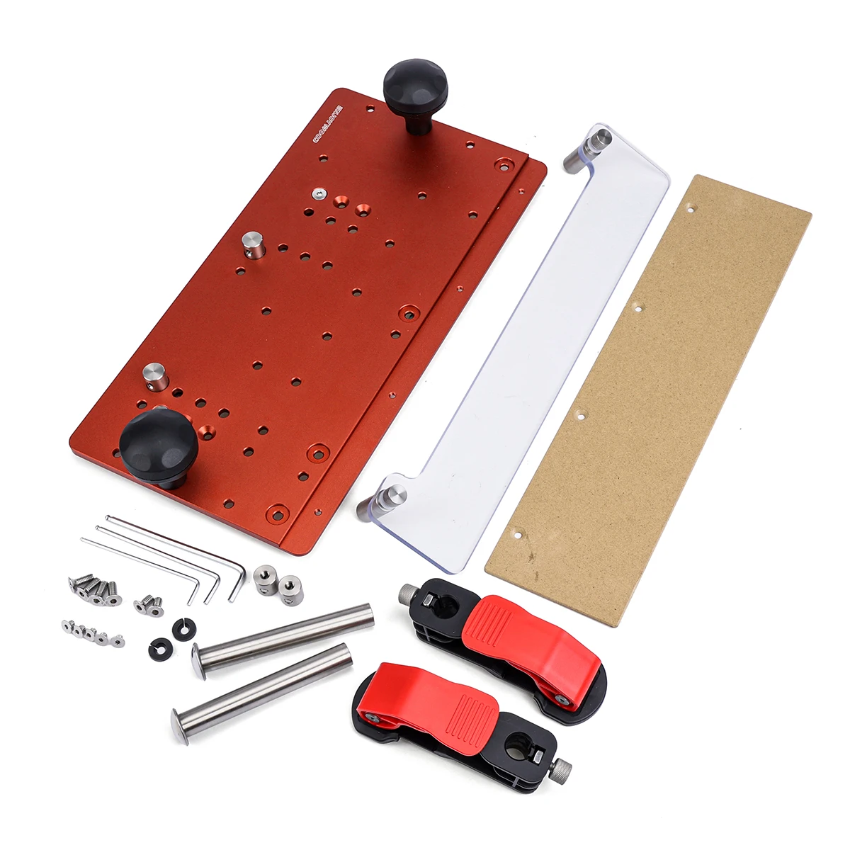 Aluminum Woodworking Rail Guide Safety Coping Sled for Cabinet Door Joints