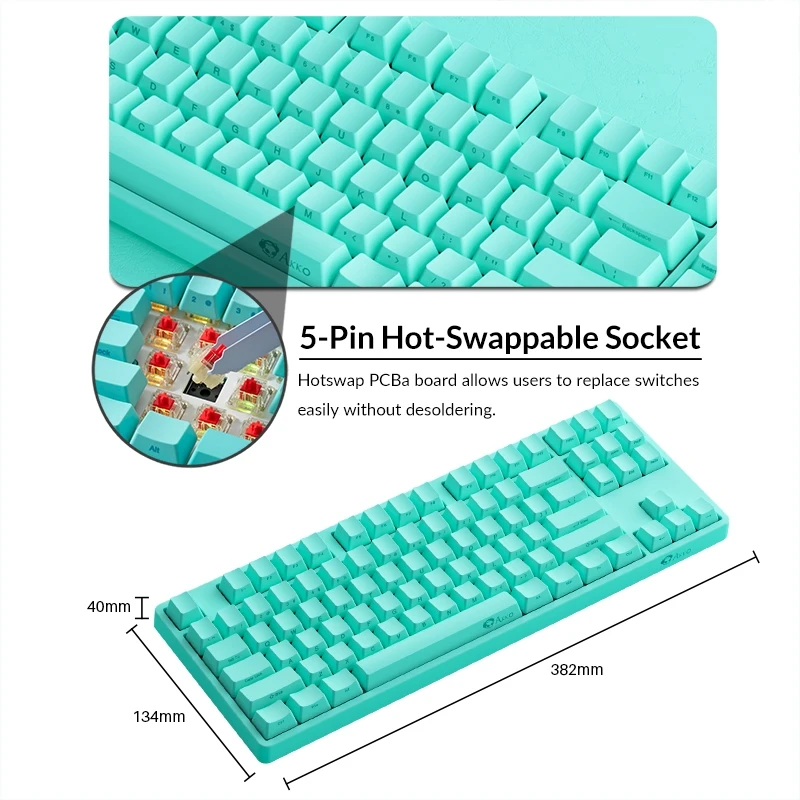 キーボード Akko Mint 5087S SP QMK Mint 5087S SP QMK | Akko Official Global Site