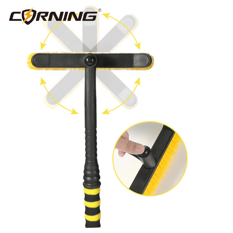 Car Snow Brush Windshield Scraper Cleaning Brushes Ice Removal Defrost Winter Shovel Remover Wash Tools Cleaner Window Squeegee