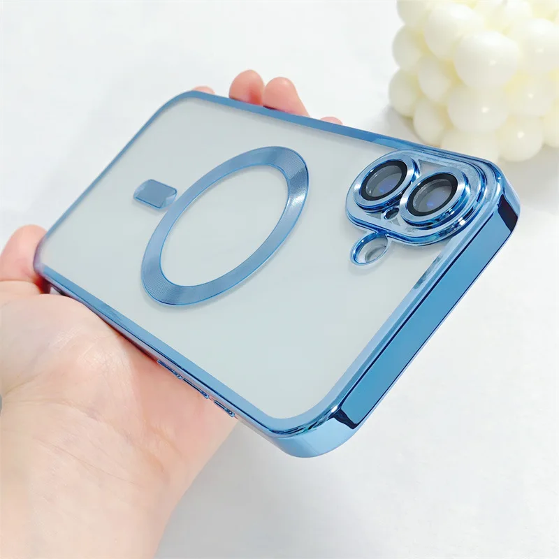 Clear Silicone Magnetic Car Mount Case with Full Camera Protection