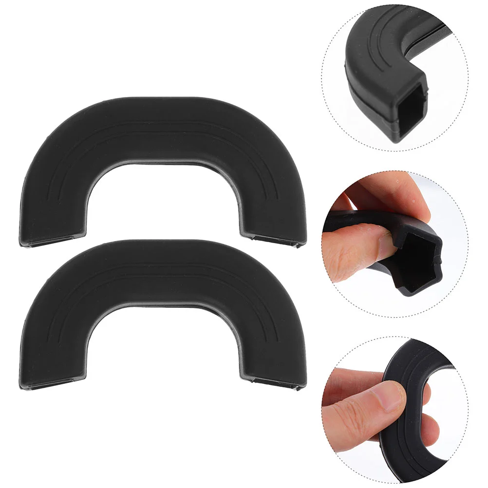 2 Pcs Pot Earrings Anti-scalding Handle Holders Wok Grip Sleeves Bracket Silicone Pan Covers Silica Gel