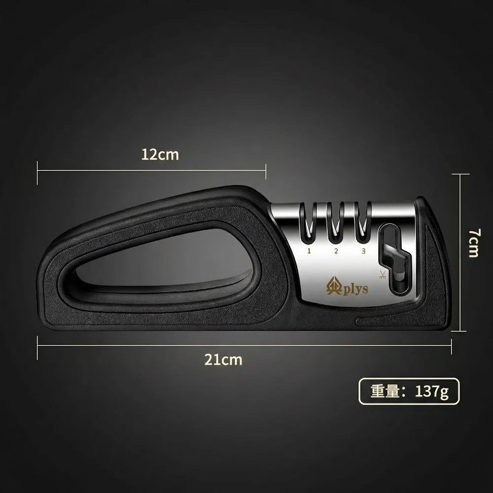 PLYS 고속 칼갈이, 전문 날카롭게 하는 돌, 가정용 상업용 미세 연마 가위 도구 C2612