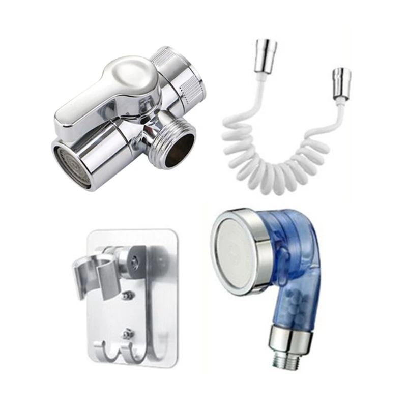 

Sink Shower Extension for Head Set Adjustable Quick Faucet Hand Shower for Hair Wash Shower Home Improvement Bathroom