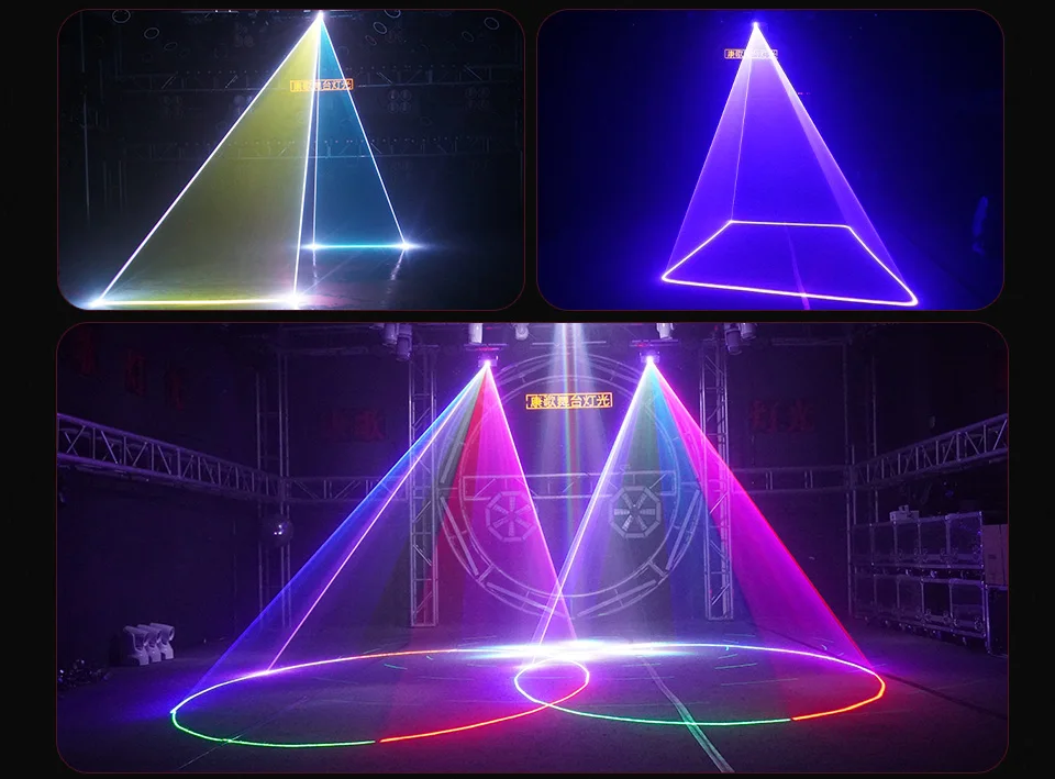 8W 10W 15W ILDA RGB Stage Laser Light DJ Animation Scanner DMX IOS+Android Party