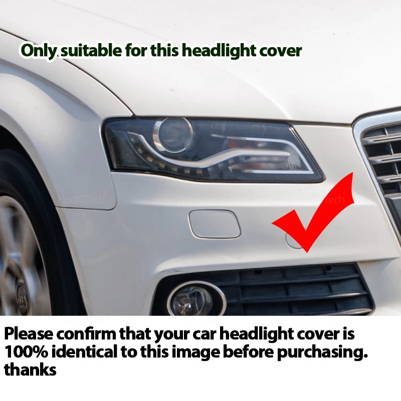 Audi A4 B8 2009 2010 2011 2012 왼쪽 또는 오른쪽 전조등 투명 조명 교체 쉘 헤드 라이트 하우징 커버