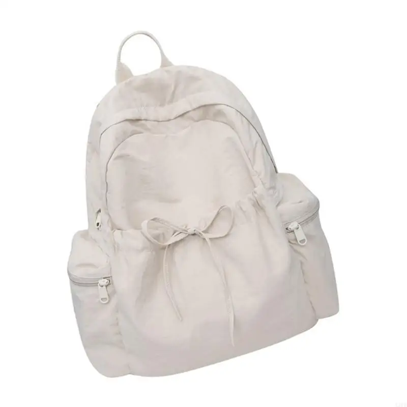 Korean School Bag Aesthetic Backpack Nylon Laptop Bags for Teenagers Large Capacity Daypack Casual Book Bag 2
