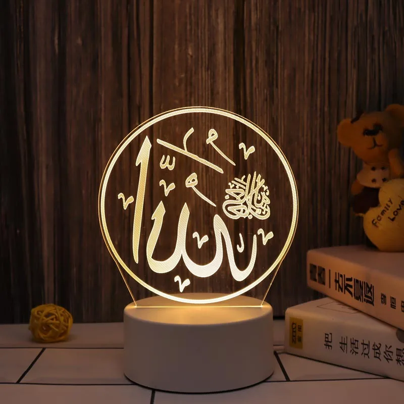 LED USB-Powered Islamic Festival Neon Night Light