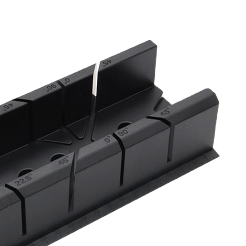 Small Mitre Box Mitre Block Woodworking Clamping Hand Box with 45&deg; 90&deg; Slot Types Woodworking Uses