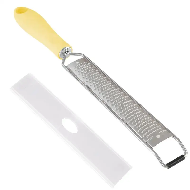 Lemon Zesters Tool Handheld Metal Vegetable Grater Cheese Grater Handheld with Protective Cover for Cheese Lemon Garlic Nutmeg